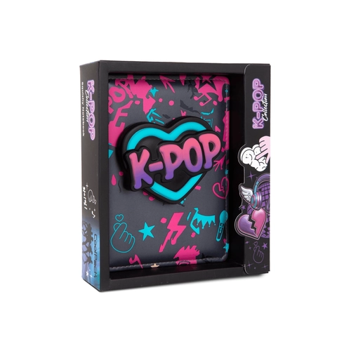 B6 Squishy тефтер 100 л. Coolpack K-POP DARK PAT81962