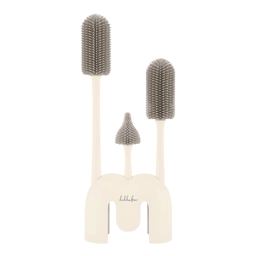 Сет четки за шишета 3 бр с поставка Platinum Silicone Sand PAT82009