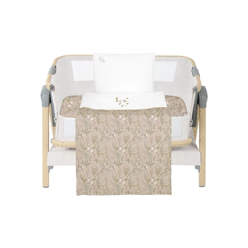 Бебешки спален комплект за мини-кошара 5ч Secret Garden Beige PAT82048
