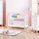 Дървена регулируема бебешка кошара Lima 60 х 120 см.  - 3