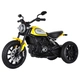 Детски жълт акумулаторен мотор 12V DUCATI SCRAMBLER ICON 