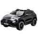 Детска черна акумулаторна кола 12V MERCEDES BENZ EQS SUV  - 1