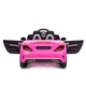 Детска розова електрическа кола Mercedes Benz SLC300  - 8