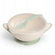 Комплект зелена бебешка купа с капак и лъжичка Suction Bowl  - 1