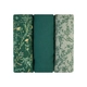Сет 3 бр муселинови пелени 75х75 см Secret Garden Green  - 1