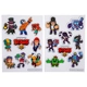 Детски стикери Brawl Stars обемни 17 броя  - 2