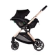 Черна детска комбинирана количка 3 в 1 Еуфория  - 6
