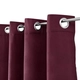 Луксозно перде с лек затъмняващ ефект Бордо  - 2