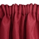 Червено луксозно перде с лек затъмняващ ефект за детска стая  - 4