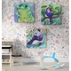 Рисуване по номера за деца Дизайн 29, 3 броя 20х20см  - 1