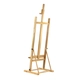 Дървен детски статив за рисуване Делукс 54х54х175см  - 7