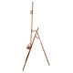 Дървен статив за рисуване Барселона цвят орех 66x56x225см  - 6