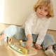 Бебешки мултифункционален дървен волан с активности  - 9