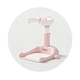 Розовa помощна стойка за къпане на бебе с опора Китче 