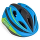 Детска предпазна каска Y62 (48-52 cm)-синьо зелен  - 1