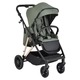 Бебешка зелена комбинирана количка Merci 3 in 1 Dark-green  - 2