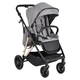 Бебешка сива комбинирана количка Merci 3 in 1 Stone-gray  - 2