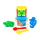 Детски плажен комплект с мелница за игра (7 части)  - 5