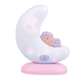 Мултифункционална розова детска нощна лампа Луна  - 1