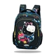 Ученическа детски раница Jerry Hello Kitty Neon Black  - 2