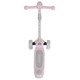 Детска розова тротинетка със светещи колела Dream Pink  - 5