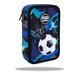 Детски ученически несесер с пособия Jumper 2 Football Navy  - 1