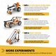 Детски конструктор STEM Mechanics Колела оси наклони равнини  - 13
