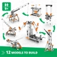Детски конструктор STEM Mechanics Зъбни колела и валове  - 10