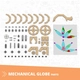 Детски конструктор Makerspace DIY Глобус  - 3
