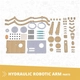 Конструктор Makerspace DIY Роботизирана ръка Хидравлична  - 3