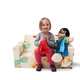 Детска кукла за игра момче с дрехи 75 cm  - 3