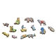 Детски дървен пъзел Еднорог уникални форми 137 части  - 9