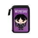 Пълен детски несесер с 3 ципа Wednesday Chibi  - 1