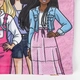 Детски розов комплект шапка, шал, ръкавици Barbie  - 5