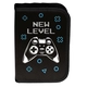 Празен детски ученически несесер с 1 цип Game New Level  - 1