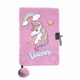 Детски розов плюшен таен дневник Unicorn 
