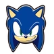 Детска мека и удобна декоративна възглавница Sonic Smirk 
