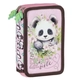 Пълен детски ученически несесер с 2 ципа Panda 10  - 1