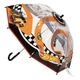 Детски прозрачен чадър Hot Wheels Bubble  - 1