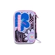 Пълен детски несесер с 3 ципа Flower Fashion   - 6