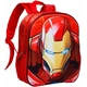 3D малка раница за детска градина с едно отделения Iron Man   - 3