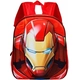 3D малка раница за детска градина с едно отделения Iron Man   - 1