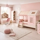 Детско легло къща Pink House 90 х 200 см.  - 3