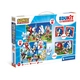 Детски CLEMENTONI EDUKIT 4 в 1 Пъзел + Игри Sonic 