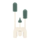 Комплект четки за шишета 3 бр с поставка Platinum Silicone Sage  - 1